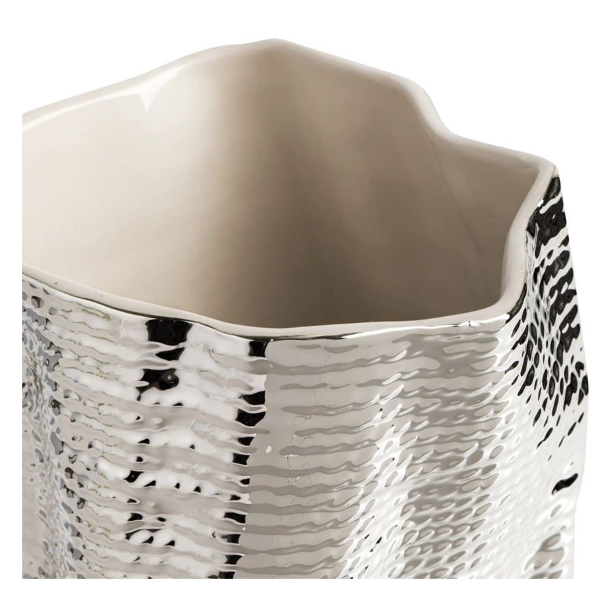 Ваза декоративная Argenesi Vesta 33 см, керамика, белый