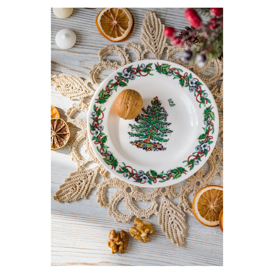 Тарелка пирожковая Spode Рождественская ель Эксклюзив 15 см