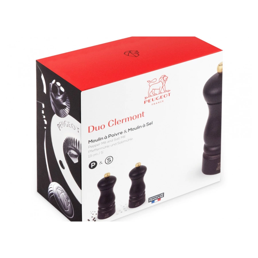 Набор мельниц для соли и перца Peugeot Toul 13см, 2 шт, шоколадный