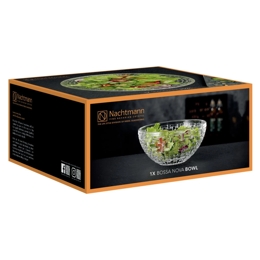 Салатник Nachtmann Bossa Nova 23 см, хрусталь бессвинцовый