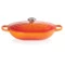Кастрюля низкая с ручкой Le Creuset Oblong 31см, огненная лава, чугун