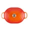 Кастрюля низкая с ручкой Le Creuset Oblong 31см, огненная лава, чугун