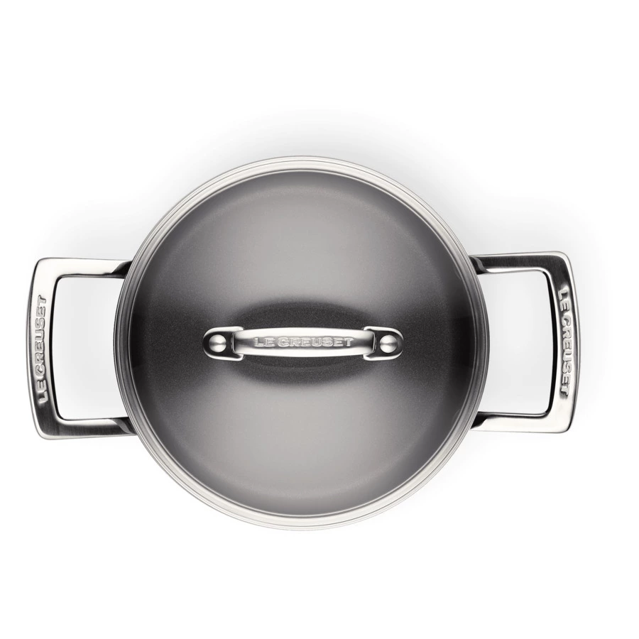 Кастрюля со стеклянной крышкой Le Creuse 18см, алюминий кованый