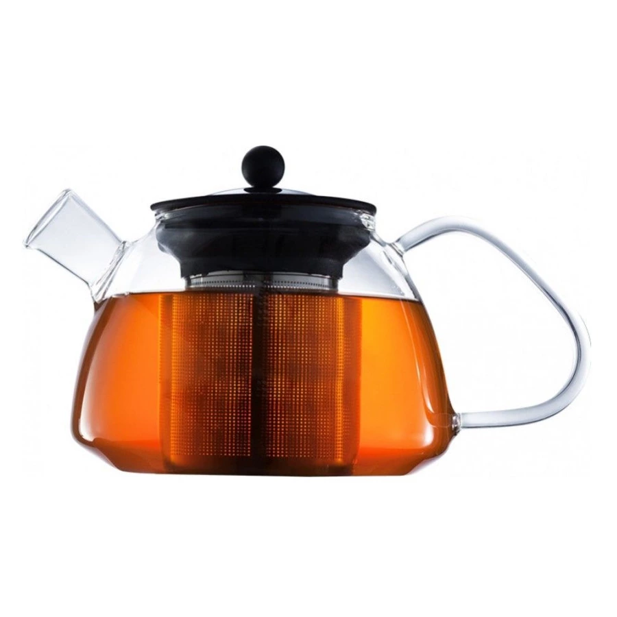 Чайник заварочный Walmer Boss 600 мл, стекло, черный