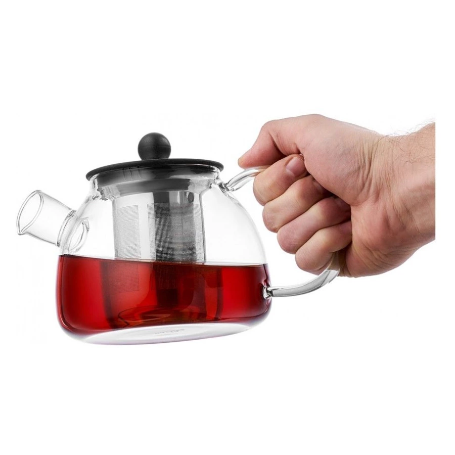 Чайник заварочный Walmer Boss 600 мл, стекло, черный