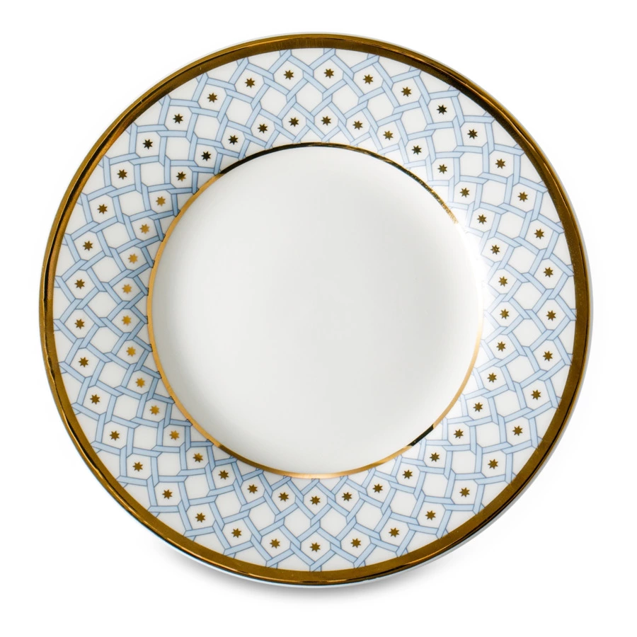 Сервиз чайный ИФЗ Азур Идиллия на 4 персоны 10 предметов, фарфор костяной