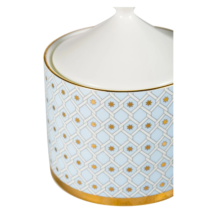 Сервиз чайный ИФЗ Азур Идиллия на 4 персоны 10 предметов, фарфор костяной