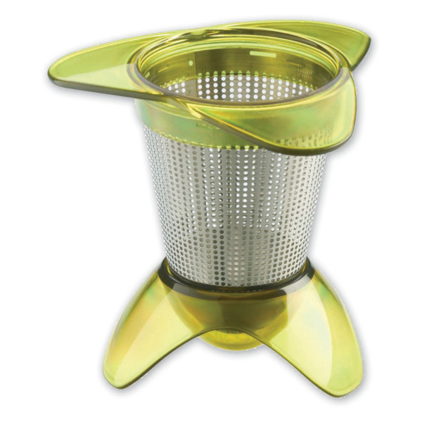 Фильтр для чая Tovolo для чашек и чайников на подставке, металл, пластик