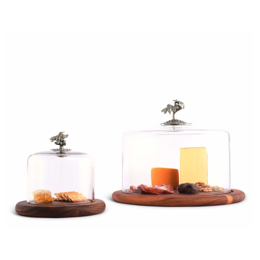 Доска для сыра с крышкой Vagabond House Садовые друзья Пчелы 33 см, дерево