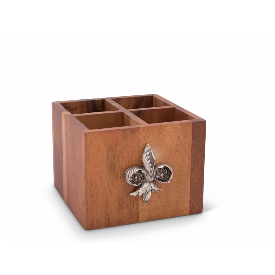 Подставка для столовых приборов Vagabond House Провансаль 18x21см, дерево