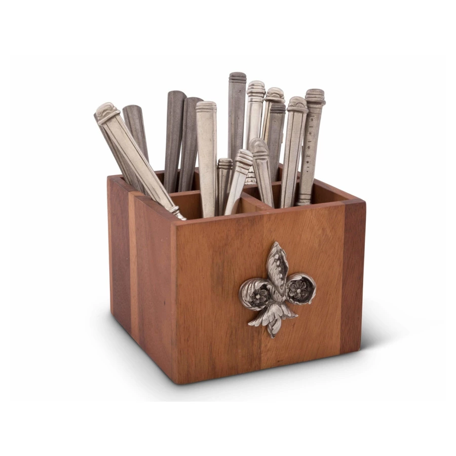 Подставка для столовых приборов Vagabond House Провансаль 18x21см, дерево