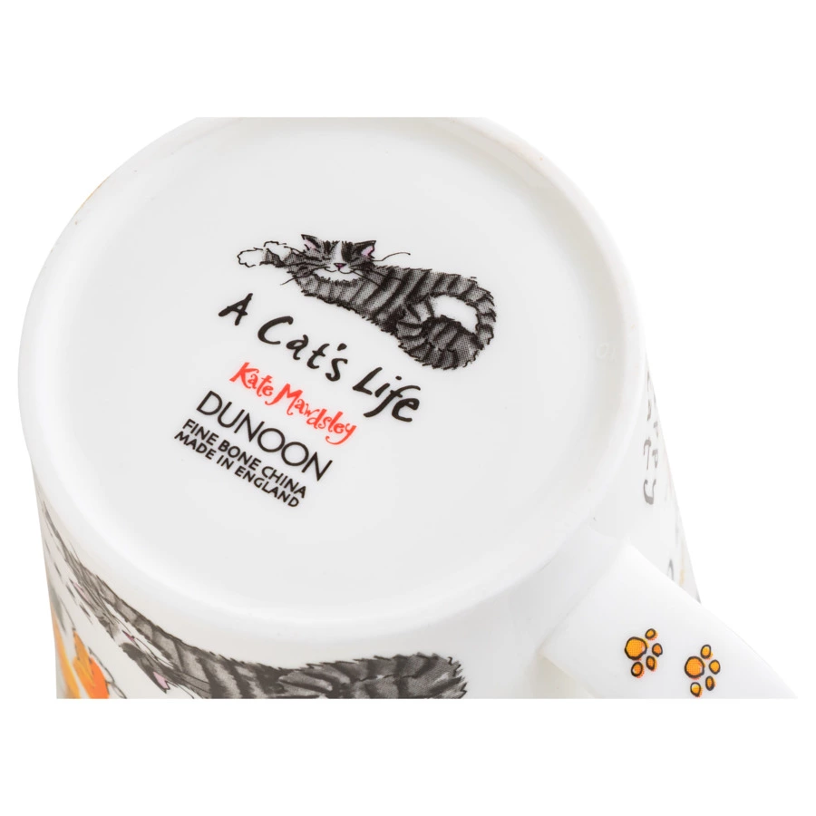 Кружка Dunoon Жизнь кошек Кернгорм 480 мл, фарфор костяной
