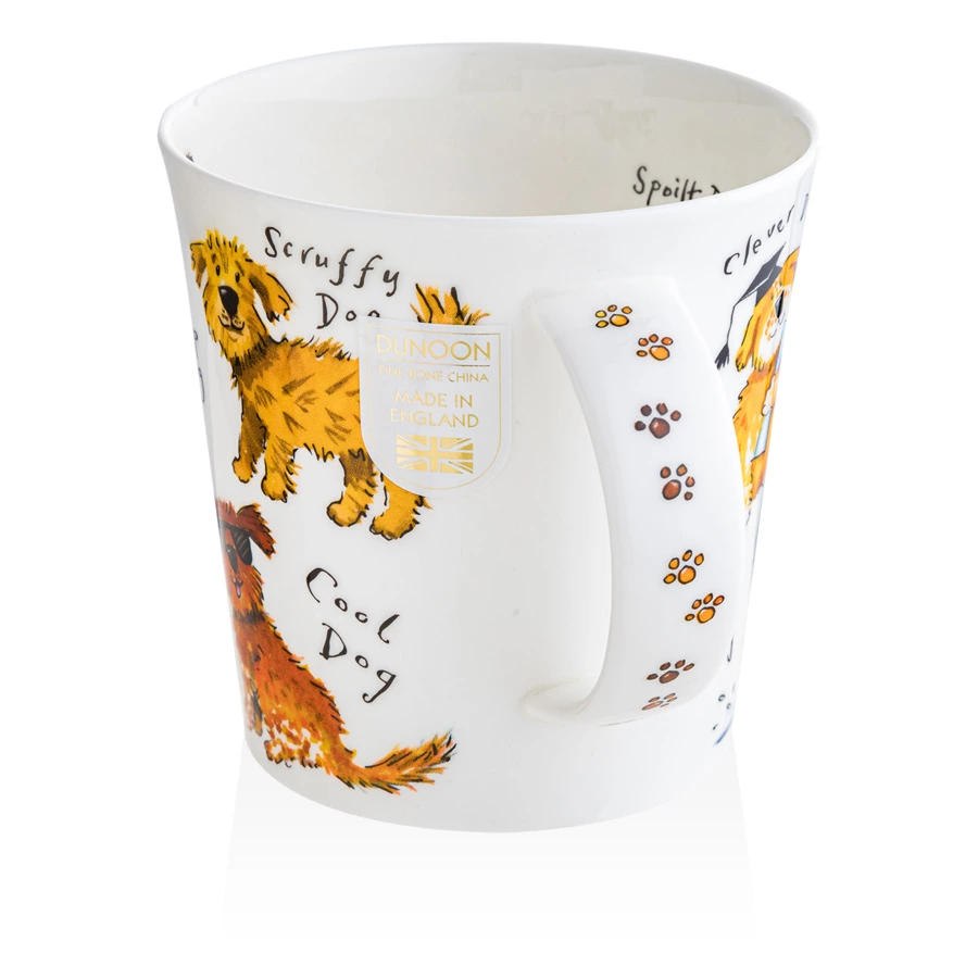 Кружка Dunoon Жизнь собак Кернгорм 480 мл, фарфор костяной