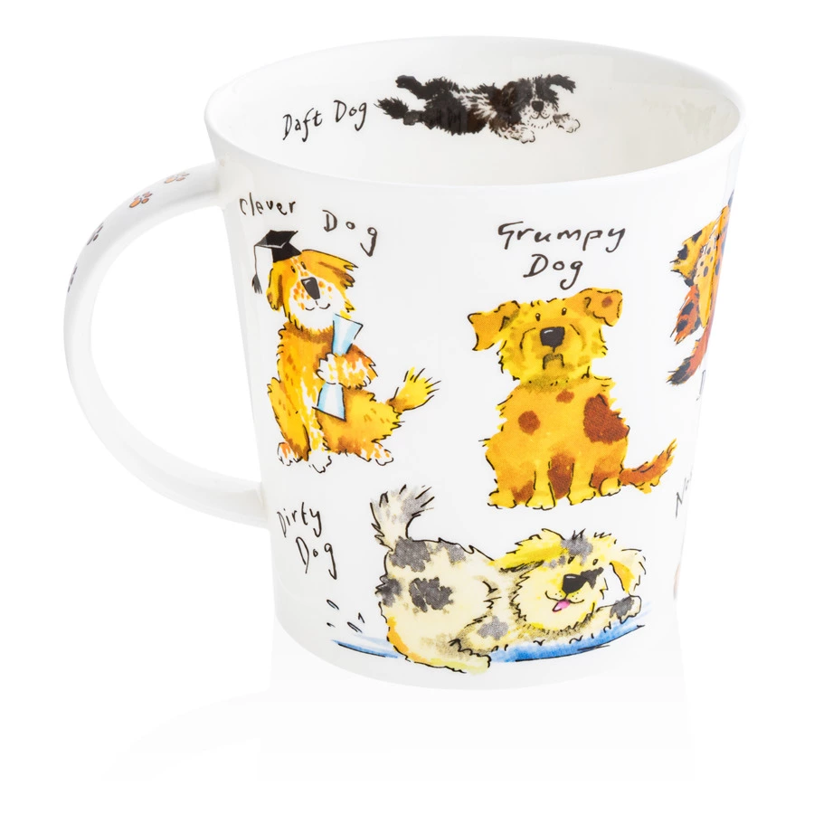 Кружка Dunoon Жизнь собак Кернгорм 480 мл, фарфор костяной