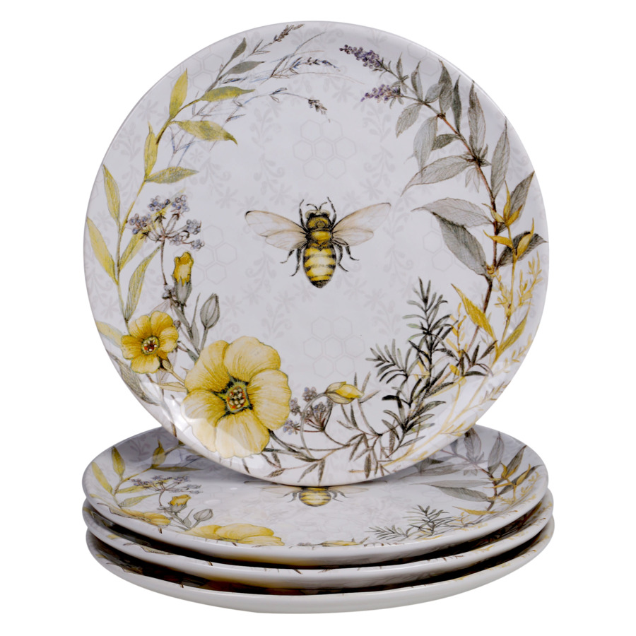 Тарелка обеденная Certified Int. Пчелки 27 см, керамика