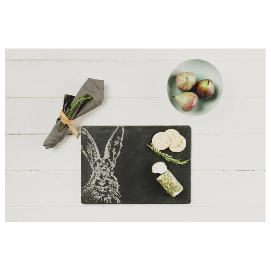 Доска сервировочная The Just Slate Company Заяц 35x25см