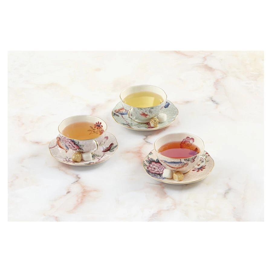 Чашка чайная с блюдцем Wedgwood Кукушка 250 мл, фарфор