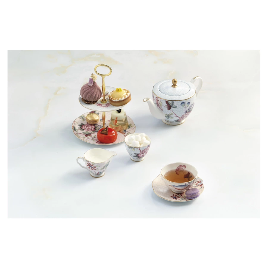 Чашка чайная с блюдцем Wedgwood Кукушка 250 мл, фарфор