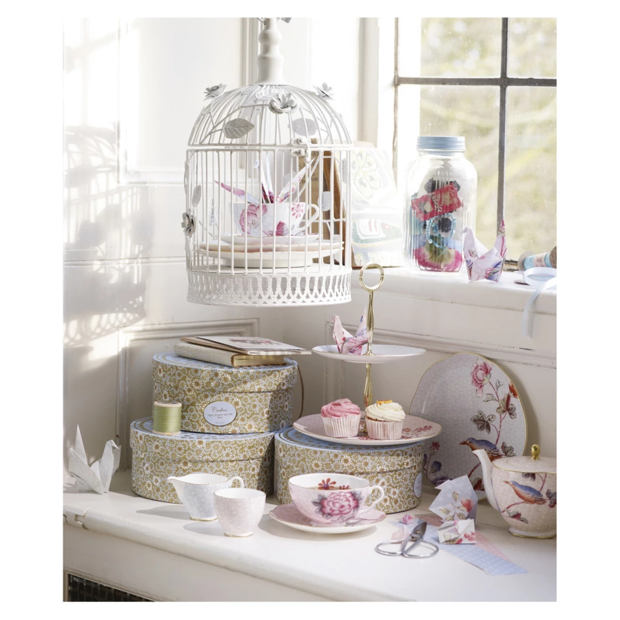 Чашка чайная с блюдцем Wedgwood Кукушка 250 мл, фарфор