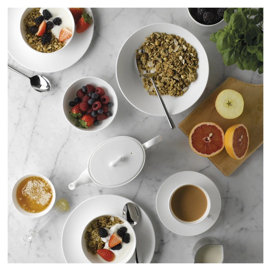 Чайник Wedgwood Джио 1 л, фарфор костяной