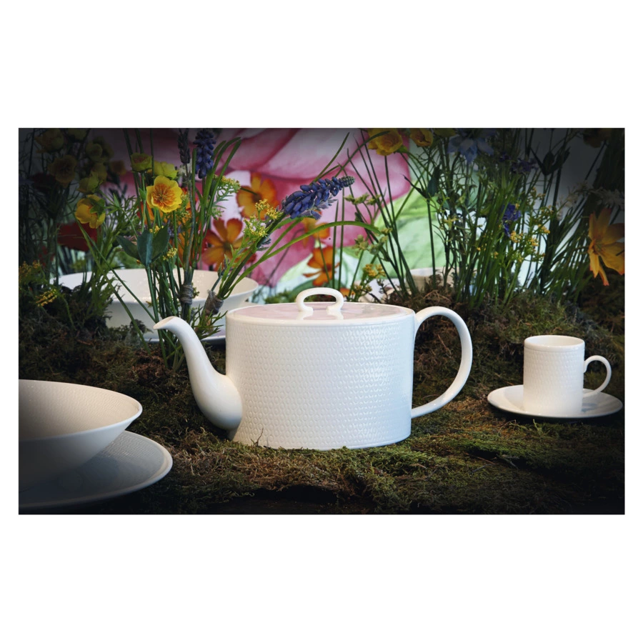 Чайник Wedgwood Джио 1 л, фарфор костяной