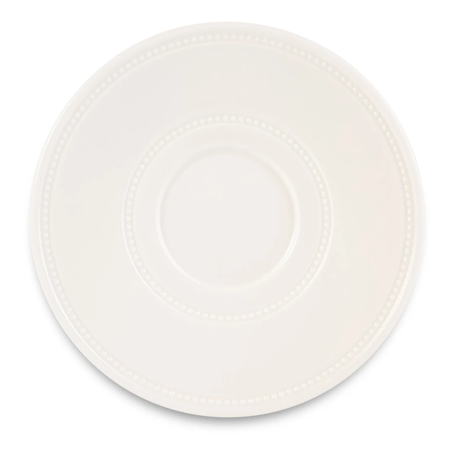 Блюдце для чашки для эспрессо Wedgwood Инталия 11,5  см, фарфор костяной