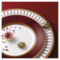 Тарелка десертная Wedgwood Ренессанс 18 см, фарфор, красная