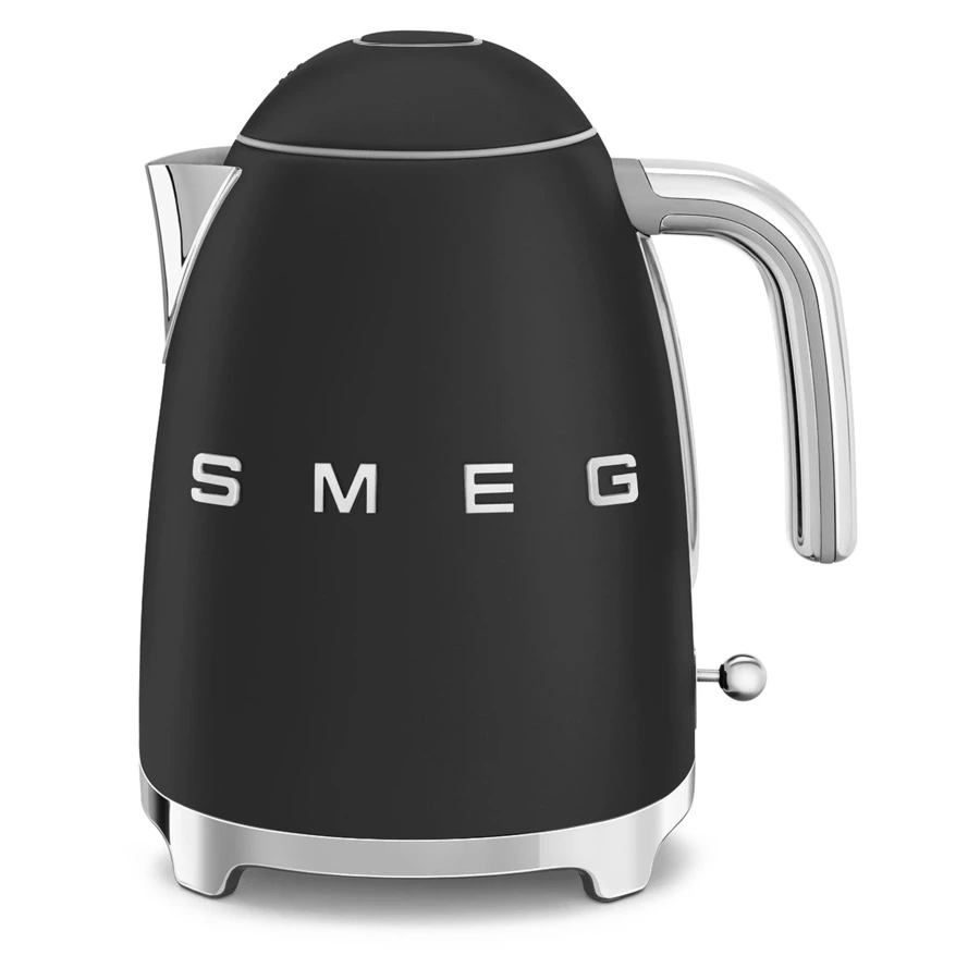 Чайник электрический SMEG KLF03BLMEU, 2400 Вт 1,7 л, матовый черный