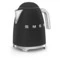 Чайник электрический SMEG KLF03BLMEU, 2400 Вт 1,7 л, матовый черный