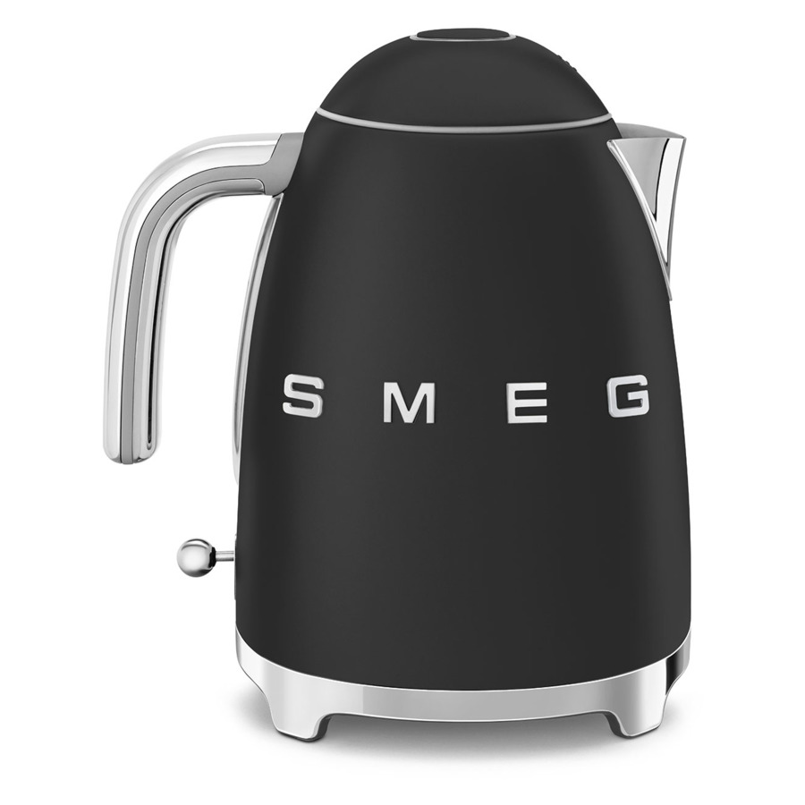 Чайник электрический Smeg 1,7 л, матовый черный, KLF03BLMEU