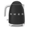 Чайник электрический SMEG KLF03BLMEU, 2400 Вт 1,7 л, матовый черный