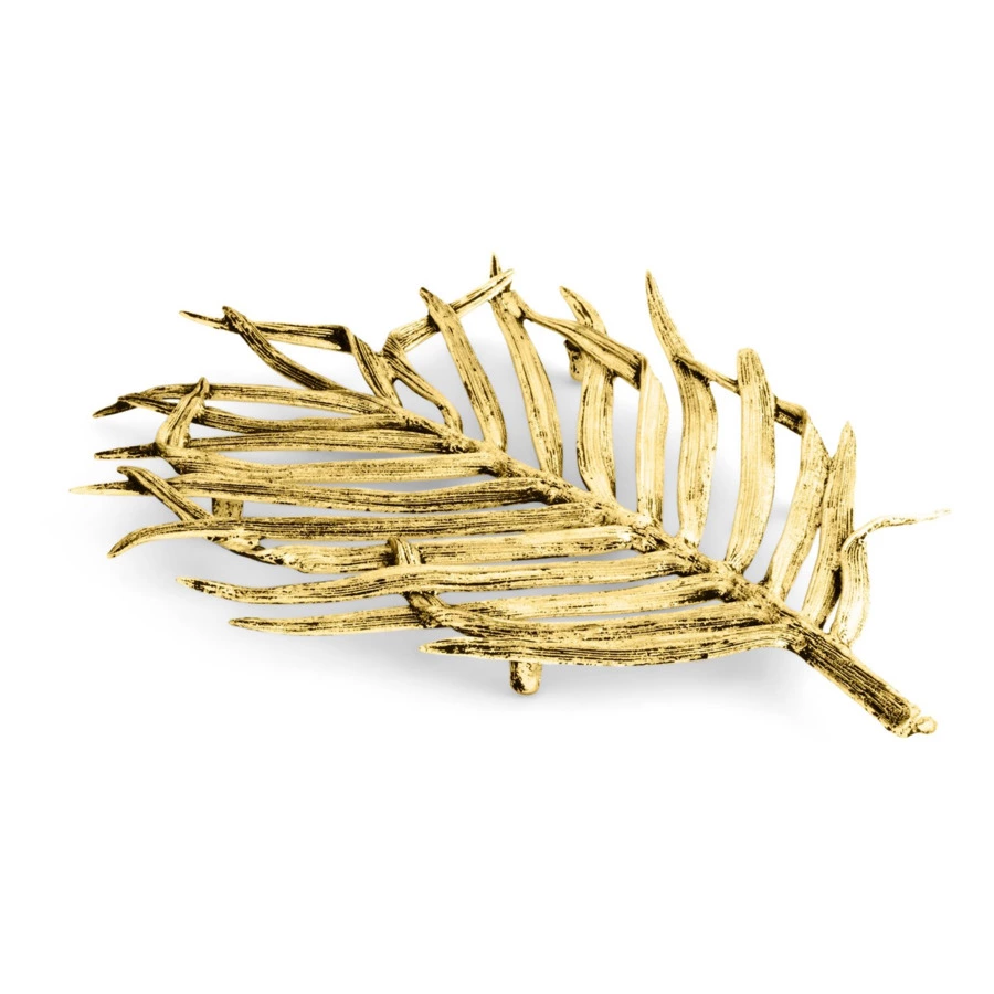 Чаша-лист Michael Aram Пальмовая ветвь, латунь