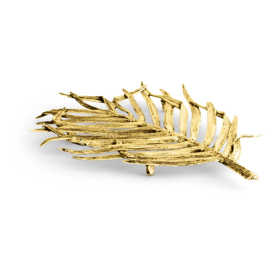 Чаша-лист Michael Aram Пальмовая ветвь, латунь