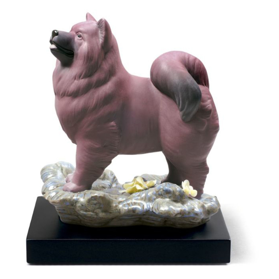 Фигурка Lladro Розовая собака 15x18 см, фарфор