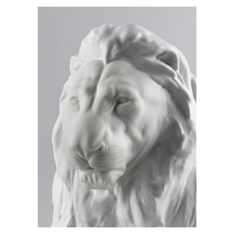 Фигурка Lladro Лев с львенком 44x21 см, фарфор