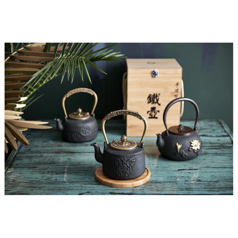 Чайник заварочный Bredemeijer Emperor 1,2 л, с фильтром, ручная работа, чугун, п/к