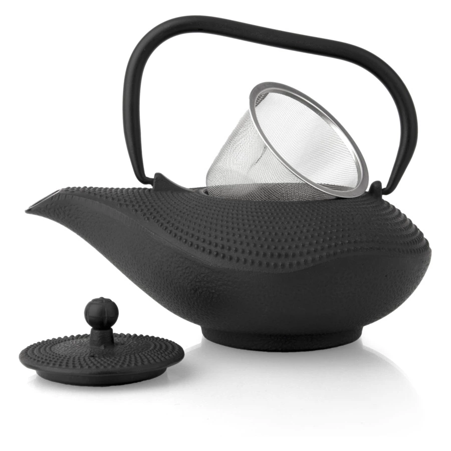 Чайник заварочный Bredemeijer Aladdin с фильтром, 900 мл, чугун, черный