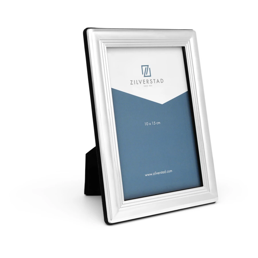 Рамка для фото Zilverstad Linea 10х15см, сталь, глянцевая, серебряная