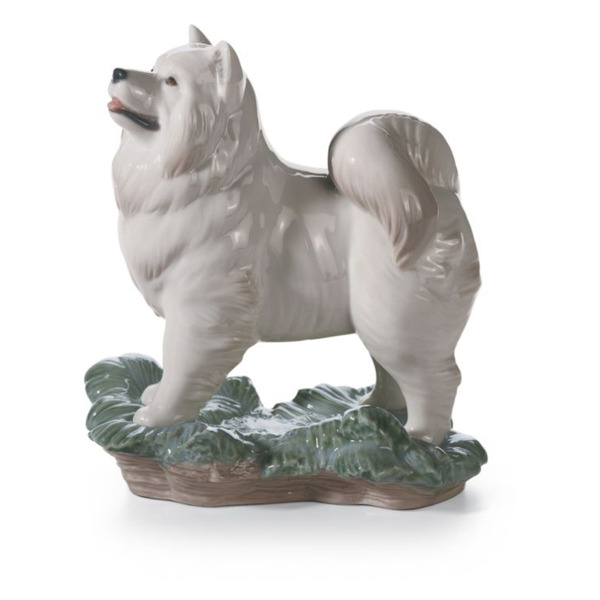 Фигурка Lladro Собака 15x18 см, фарфор, белая