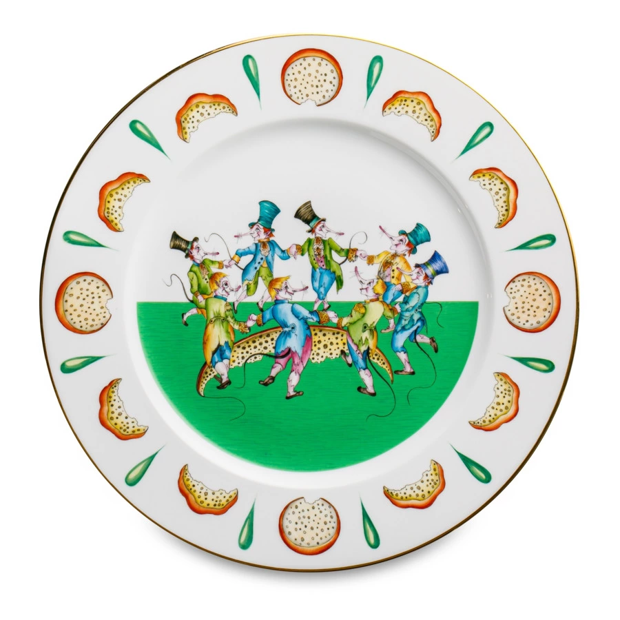 Сервиз столовый ИФЗ Крысята-воришки Европейская-2 на 2 персоны 9 предметов, фарфор твердый