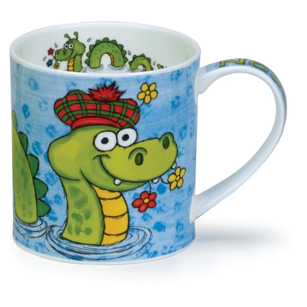 Кружка Dunoon Дракоша Несси Оркни 350 мл, фарфор костяной