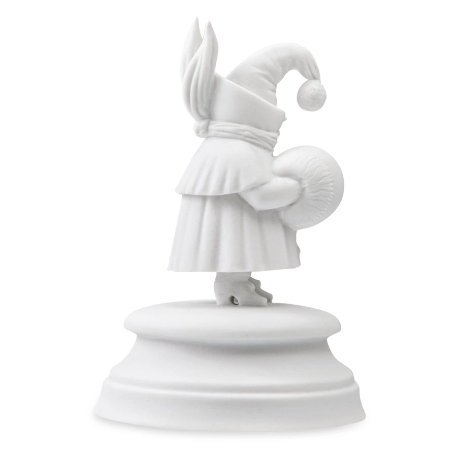 Скульптура ИФЗ Десятый гость 9 см, фарфор твердый, бисквит