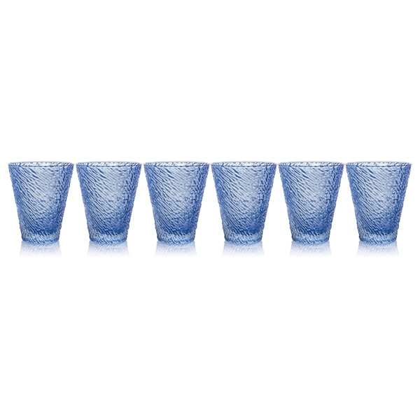 Набор стаканов для воды IVV Iroko 300мл, 6шт, стекло, синий