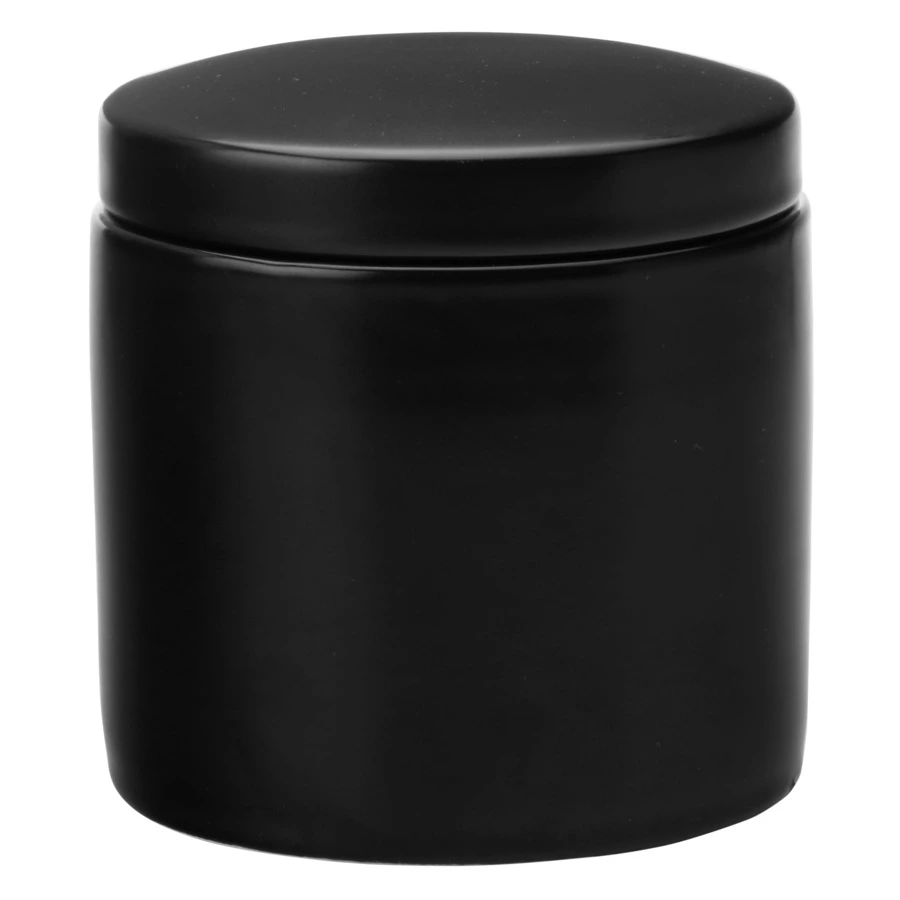 Банка для сыпучих продуктов Maxwell & Williams Эпикур 0,6л, черный, фарфор