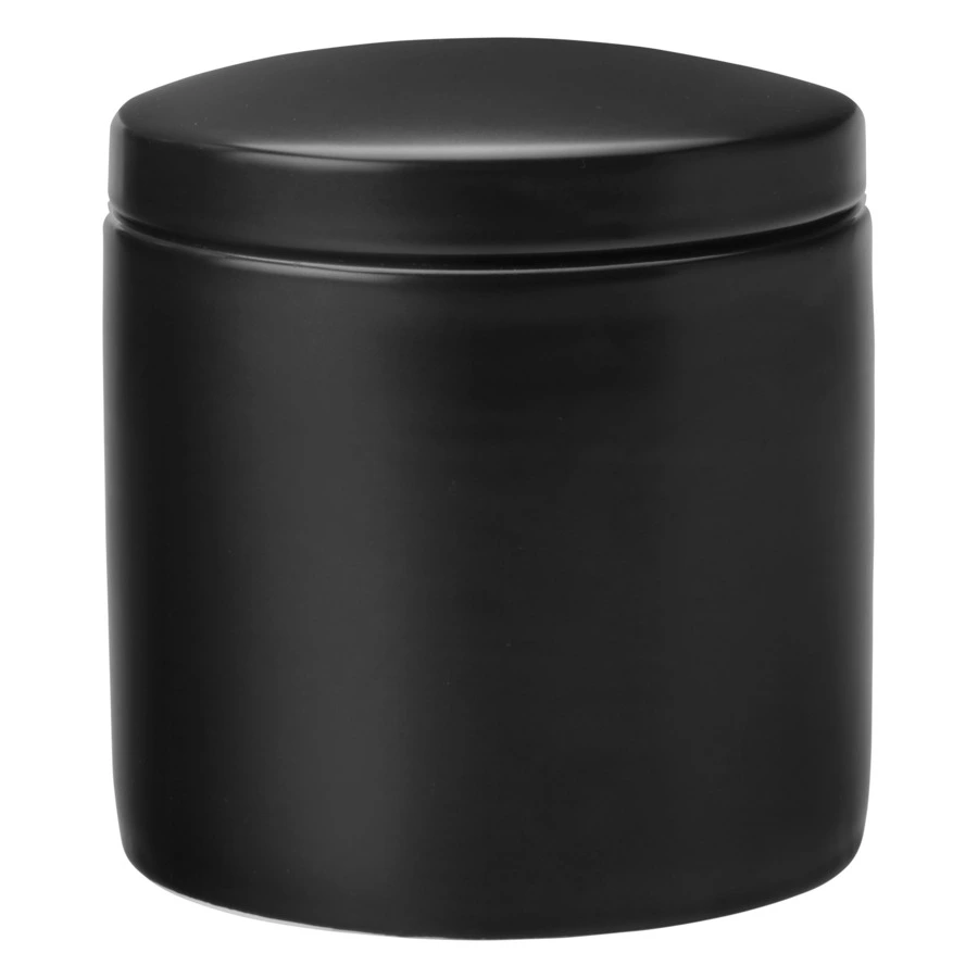Банка для сыпучих продуктов Maxwell & Williams Эпикур 1 л, черный, фарфор