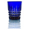 Стакан для воды ГХЗ Подарочный 190 мл, хрусталь, янтарно-синий