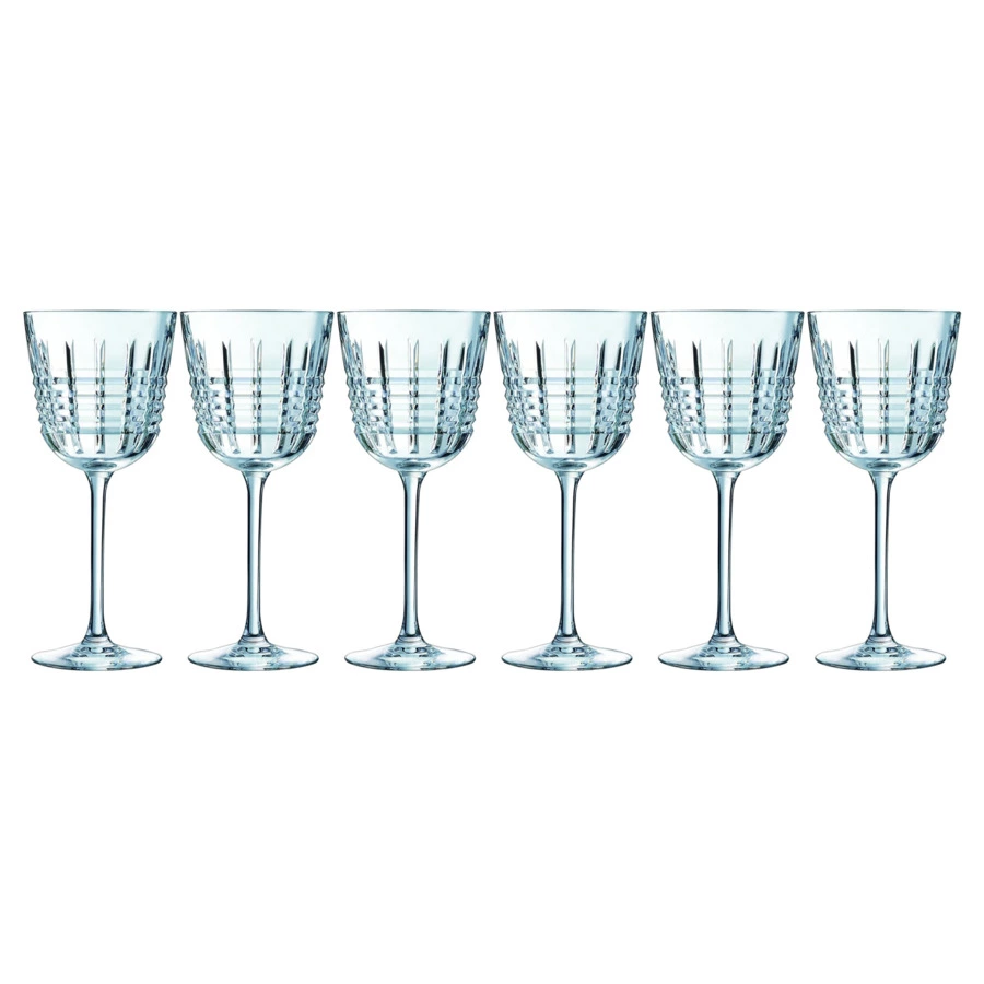 Набор бокалов для вина Cristal D'arques Rendez-Vous 350 мл, 6 шт, стекло хрустальное