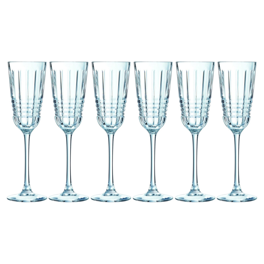 Набор бокалов для шампанского Cristal D'arques Rendez-Vous 170 мл, 6 шт, стекло хрустальное