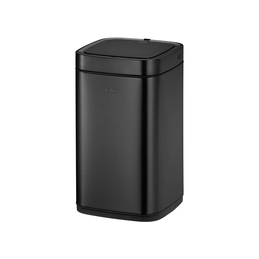 Ведро для мусора сенсорное EKO Ecosmart X 12 л, сталь нержавеющая, черный сатин
