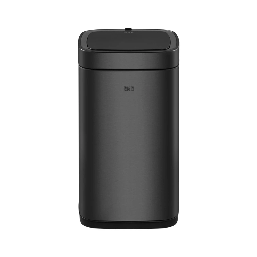 Ведро для мусора сенсорное EKO Ecosmart X 12 л, сталь нержавеющая, черный сатин
